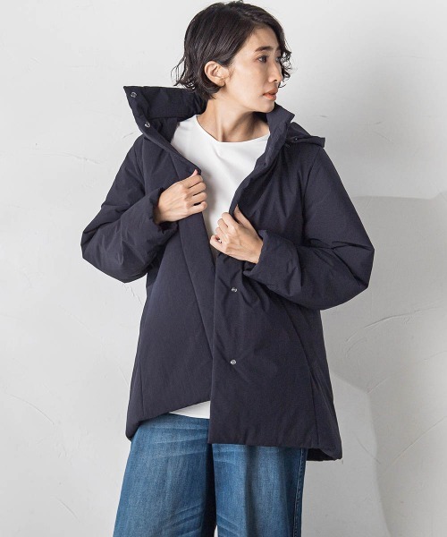 セール】パウダータフタシンダウンコート≪洗濯機で洗える≫（ダウン