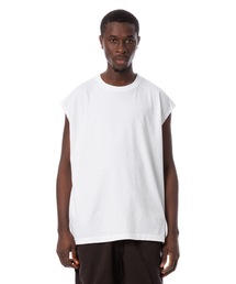 Sandinista（サンディニスタ）の「Cadet American Cotton Easy Fit Sleeveless Tee / アメリカコットン使用イージフィットスリーブレスTシャツ（Tシャツ/カットソー）」