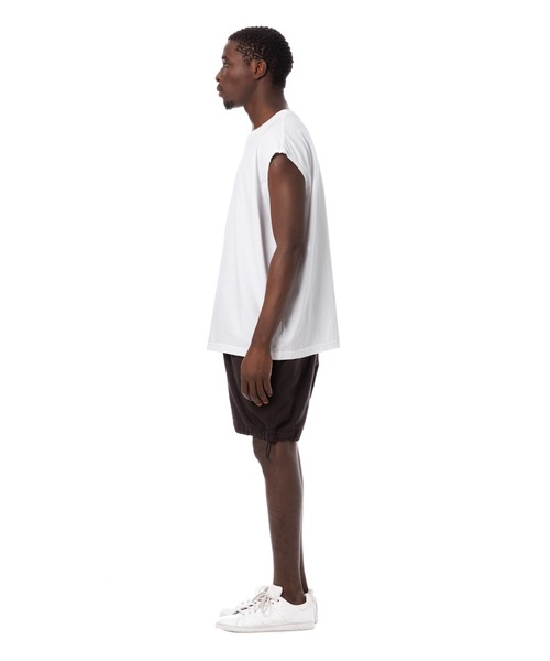 Sandinista(サンディニスタ)の「Cadet American Cotton Easy Fit Sleeveless Tee / アメリカコットン使用イージフィットスリーブレスTシャツ(Tシャツ/カットソー・メンズ・ネイビー/チャコール/ホワイト/ブラック・SMALL/LARGE/MEDIUM)」の22枚目の写真