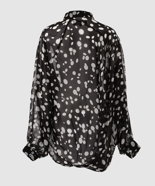 ANREALAGE(アンリアレイジ)の「WIND BLOWS DOT BALL BLOUSE(シャツ/ブラウス・レディース・ブラック・40/38/36)」の2枚目の写真