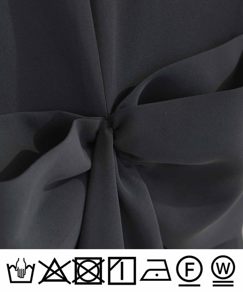 PICCIN（ピッチン）の「【セットアップ可能】バックリボンジレ（ベスト・レディース・オフホワイト/ブラック・M）」の22枚目の写真