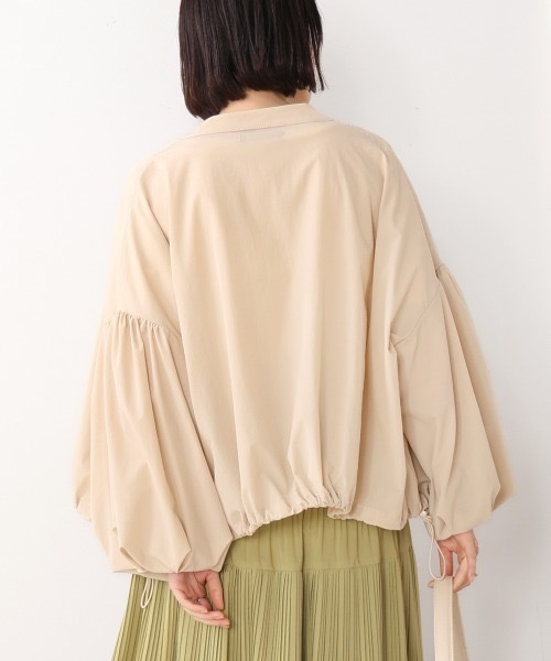 Bou Jeloud（ブージュルード）の「袖バルーンストレッチシアーブルソン（ブルゾン・レディース・ベージュ系その他/ブラック・FREE）」の10枚目の写真