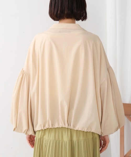 Bou Jeloud（ブージュルード）の「袖バルーンストレッチシアーブルソン（ブルゾン・レディース・ベージュ系その他/ブラック・FREE）」の19枚目の写真