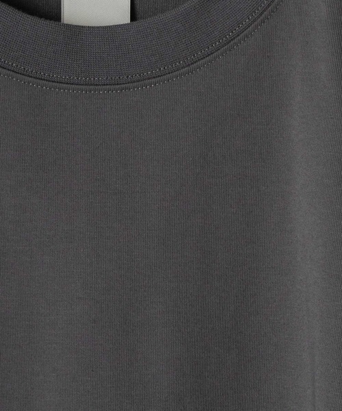 CASPER JOHN（キャスパージョン）の「【COOL TOUCH FABRIC】Standard big T-shirts/スタンダードビッグTシャツ（Tシャツ/カットソー・メンズ・チャコールグレー/ブラック/モカ/ベージュ/ホワイト/ライトグレー・X-SMALL/SMALL/MEDIUM/LARGE）」の7枚目の写真
