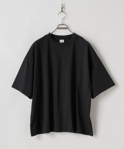 CASPER JOHN（キャスパージョン）の「【COOL TOUCH FABRIC】Standard big T-shirts/スタンダードビッグTシャツ（Tシャツ/カットソー・メンズ・チャコールグレー/ブラック/モカ/ベージュ/ホワイト/ライトグレー・X-SMALL/SMALL/MEDIUM/LARGE）」の8枚目の写真