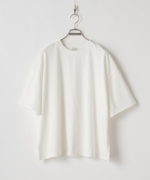 CASPER JOHN（キャスパージョン）の「【COOL TOUCH FABRIC】Standard big T-shirts/スタンダードビッグTシャツ（Tシャツ/カットソー・メンズ・チャコールグレー/ブラック/モカ/ベージュ/ホワイト/ライトグレー・X-SMALL/SMALL/MEDIUM/LARGE）」の10枚目の写真
