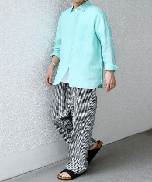 SHIPS any:〈洗濯機可能〉コットン/リネン リラックス ワイド イージー シェフパンツ◆（その他パンツ）｜SHIPS any（シップス エニィ）