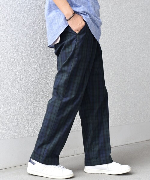 SHIPS any:〈洗濯機可能〉コットン/リネン リラックス ワイド イージー シェフパンツ◆（その他パンツ）｜SHIPS any（シップス エニィ）