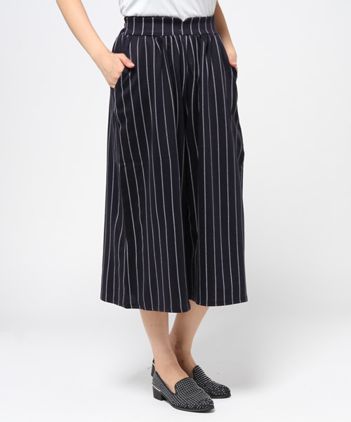 one after another NICE CLAUP(ワンアフターアナザーナイスクラップ)の「【ナイスクラップ】ポンチイージーガウチョパンツ(その他パンツ・レディース・キャメル/カーキ/ボルドー/ブラック/グレー/ネイビー・FREE)」の5枚目の写真