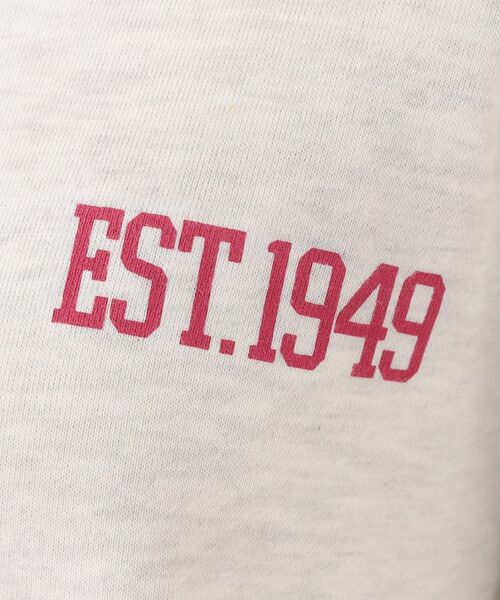 Cutie Blonde（キューティーブロンド）の「オーバーサイズで抜け感をプラス バックプリントスウェット（スウェット・レディース・オレンジ系/ライトグレー/ブルー・00）」の7枚目の写真