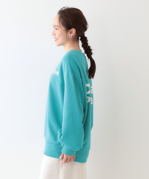 Cutie Blonde（キューティーブロンド）の「オーバーサイズで抜け感をプラス バックプリントスウェット（スウェット・レディース・オレンジ系/ライトグレー/ブルー・00）」の13枚目の写真