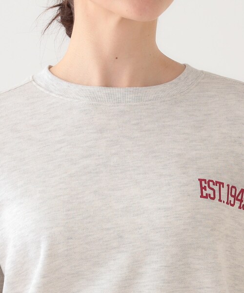 Cutie Blonde（キューティーブロンド）の「オーバーサイズで抜け感をプラス バックプリントスウェット（スウェット・レディース・オレンジ系/ライトグレー/ブルー・00）」の19枚目の写真