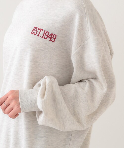 Cutie Blonde（キューティーブロンド）の「オーバーサイズで抜け感をプラス バックプリントスウェット（スウェット・レディース・オレンジ系/ライトグレー/ブルー・00）」の20枚目の写真