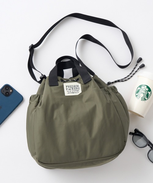 セール】【FREDRIK PACKERS】≪別注≫SATIN PUFF BLOOM SHOULDER