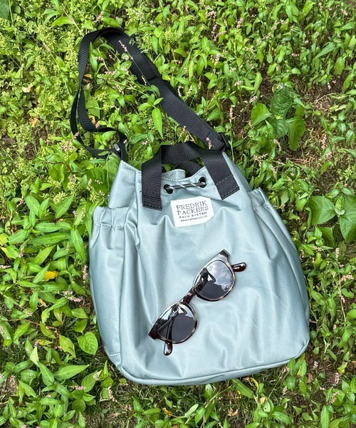 FREDRIK PACKERS(フレドリックパッカーズ)の「【FREDRIK PACKERS】≪別注≫SATIN PUFF BLOOM SHOULDER サテンブルームショルダー 巾着バッグ ミニショルダー 手提げ 2WAY(ショルダーバッグ・レディース・グレー/オリーブ/ブラック・FREE)」の18枚目の写真