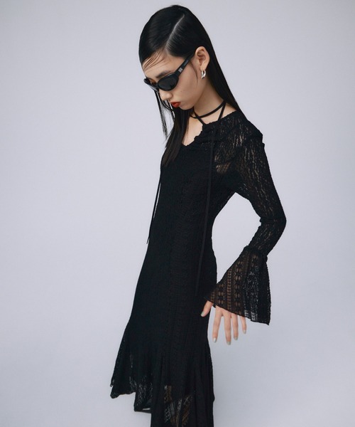 JOSE MOON（ジョゼムーン）の「BELLSLEEVE LACE DRESS/ベル