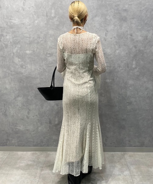 josemoon/ジョゼムーン/BELLSLEEVE LACE DRESS BELLSLEEVE LACE DRESS/ベルスリーブレースドレス（ワンピース