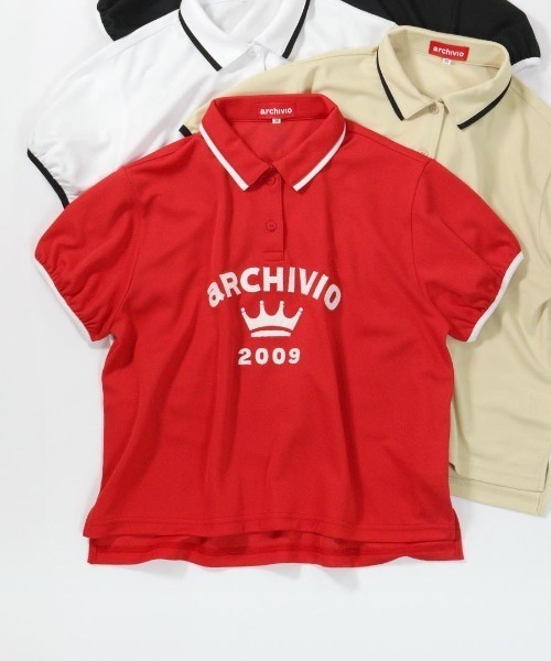 archivio パフスリーブポロシャツ 40 archivio｜【アルチビオ公式】UV速乾パフスリーブポロシャツ | Rakuten