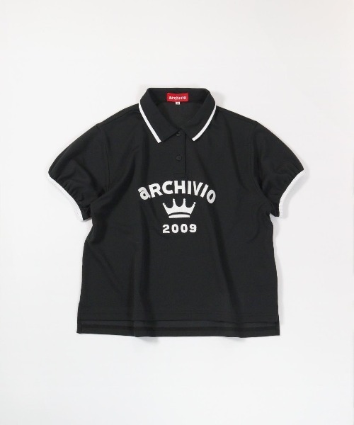archivio(アルチビオ)の「<LADIES>パフスリーブUVポロシャツ(ポロシャツ・レディース・ブラック/ベージュ/ホワイト/レッド・L/M/S)」の3枚目の写真