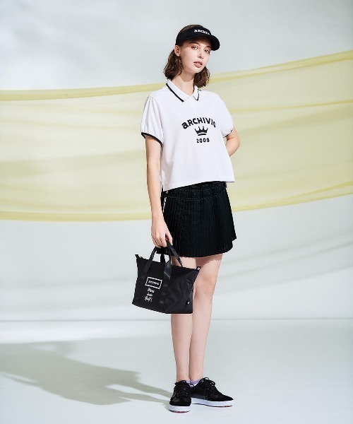 archivio(アルチビオ)の「<LADIES>パフスリーブUVポロシャツ(ポロシャツ・レディース・ブラック/ベージュ/ホワイト/レッド・L/M/S)」の22枚目の写真
