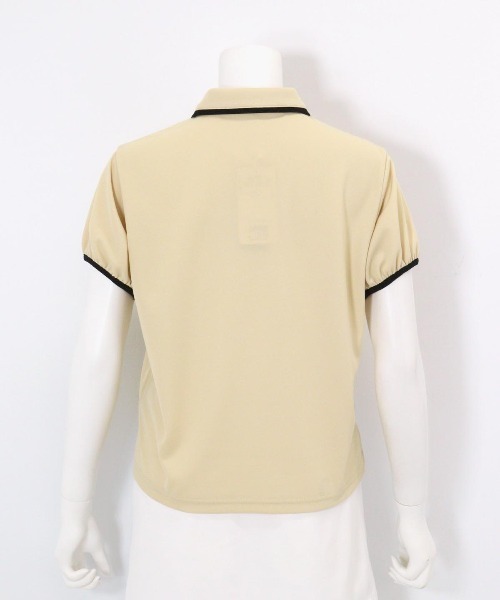 archivio(アルチビオ)の「<LADIES>パフスリーブUVポロシャツ(ポロシャツ・レディース・ブラック/ベージュ/ホワイト/レッド・L/M/S)」の10枚目の写真
