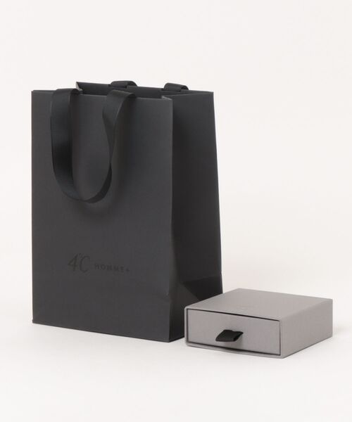 4℃ HOMME+(ヨンドシーオムプラス)の「シルバー ブラック・ダイヤモンド ピアス/片耳用(ピアス(片耳用)・メンズ・シルバー・FREE)」の9枚目の写真