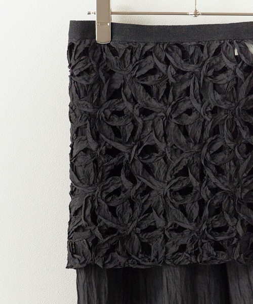 ADAWAS(アダワズ)の「ADAWAS/アダワス TAPE EMBROIDERY TWO-PIECE TROUSER SET 巻きスカート付きパンツ(その他パンツ・レディース・ピンク/ブラック/ナチュラル・ONE SIZE)」の21枚目の写真