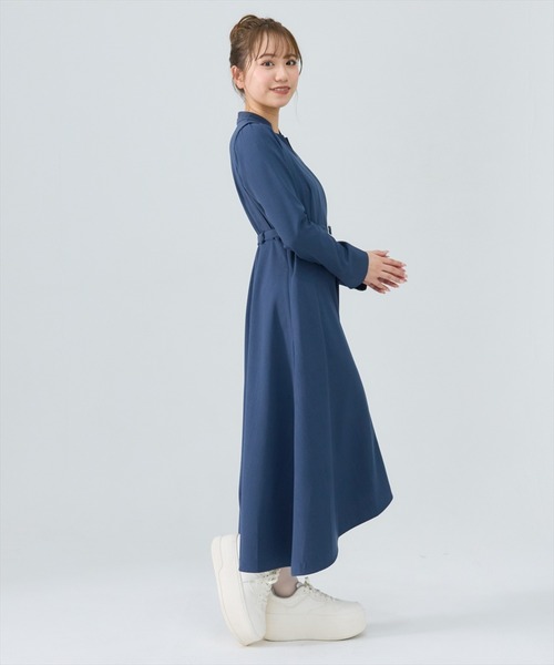 REDYAZEL(レディアゼル)の「シャドウラメストライプカシュクールワンピース(ワンピース・レディース・ミント/ネイビー/グレー・SMALL/MEDIUM)」の19枚目の写真