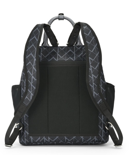 Kanana project(カナナプロジェクト)の「リュックサック KM-2 A4サイズ収納 13L 68714(バックパック/リュック・レディース・ブラック/グレー系その他/イエロー系・FREE)」の10枚目の写真