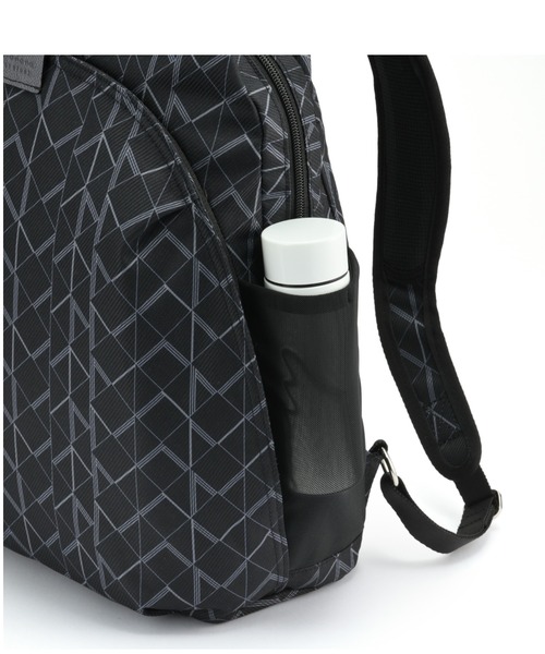 Kanana project(カナナプロジェクト)の「リュックサック KM-2 A4サイズ収納 13L 68714(バックパック/リュック・レディース・ブラック/グレー系その他/イエロー系・FREE)」の13枚目の写真