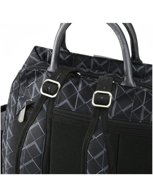 Kanana project(カナナプロジェクト)の「リュックサック KM-2 A4サイズ収納 13L 68714(バックパック/リュック・レディース・ブラック/グレー系その他/イエロー系・FREE)」の18枚目の写真