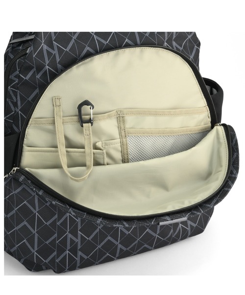 Kanana project(カナナプロジェクト)の「リュックサック KM-2 A4サイズ収納 13L 68714(バックパック/リュック・レディース・ブラック/グレー系その他/イエロー系・FREE)」の19枚目の写真