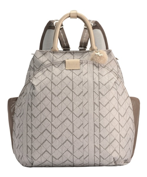 Kanana project(カナナプロジェクト)の「リュックサック KM-2 A4サイズ収納 13L 68714(バックパック/リュック・レディース・ブラック/グレー系その他/イエロー系・FREE)」の21枚目の写真