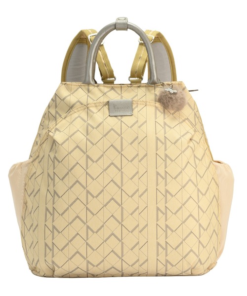 Kanana project(カナナプロジェクト)の「リュックサック KM-2 A4サイズ収納 13L 68714(バックパック/リュック・レディース・ブラック/グレー系その他/イエロー系・FREE)」の22枚目の写真