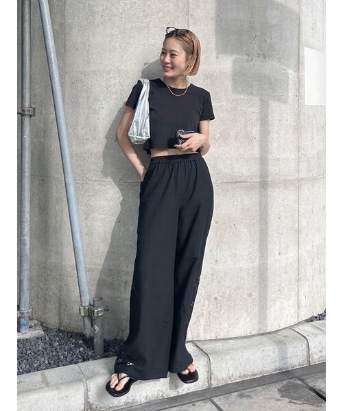 Ungrid(アングリッド)の「カットワークデザインラフパンツ Ungrid(アングリッド)の「カットワークデザインラフパンツ