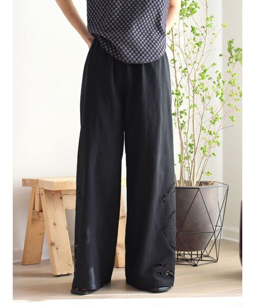 Ungrid（アングリッド）の「カットワークデザインラフパンツ