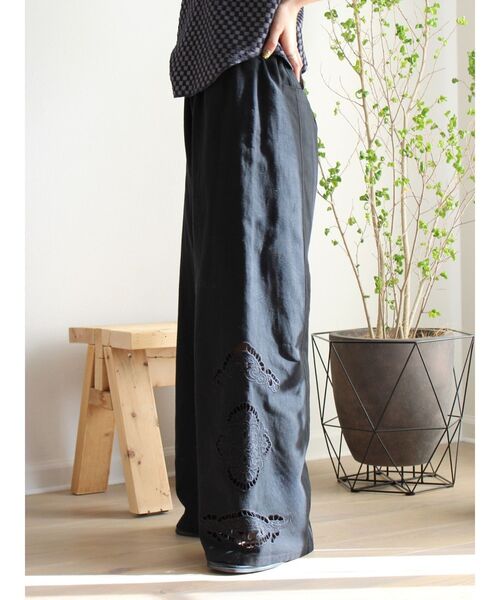 Ungrid（アングリッド）の「カットワークデザインラフパンツ