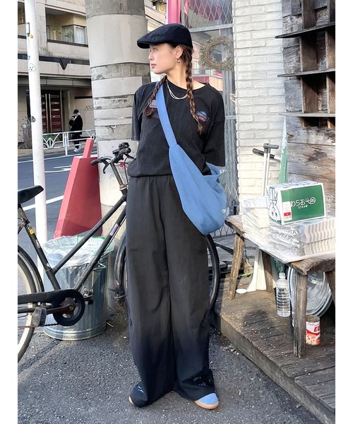 Ungrid パンツ カットワークデザインラフパンツ レディース