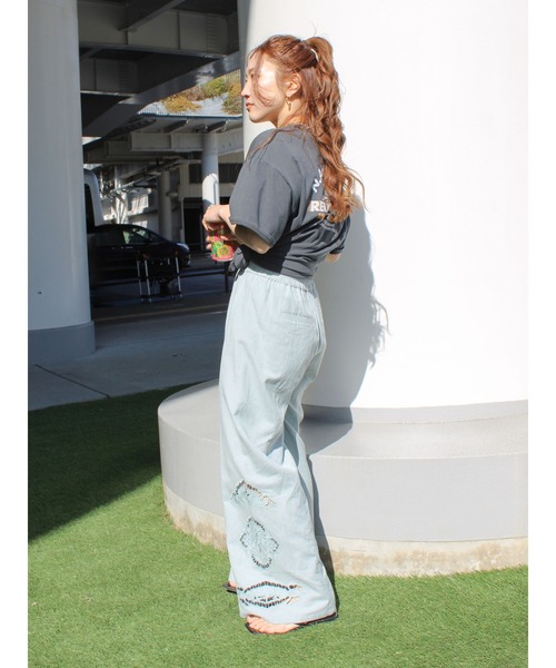 Ungrid（アングリッド）の「カットワークデザインラフパンツ（その他パンツ・レディース・オフホワイト/ブルー/ブラック・FREE）」の19枚目の写真