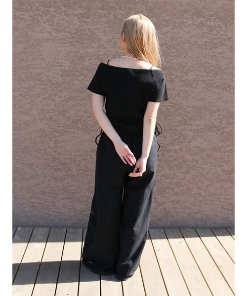 Ungrid（アングリッド）の「カットワークデザインラフパンツ（その他パンツ・レディース・オフホワイト/ブルー/ブラック・FREE）」の15枚目の写真