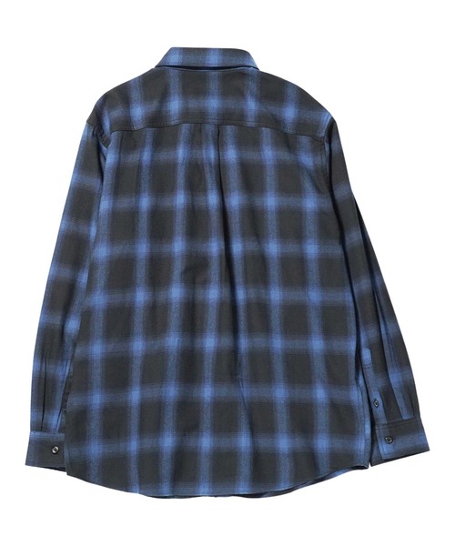 jiggys shop(ジギーズショップ)の「オンブレーチェック レギュラーカラー長袖シャツ(シャツ/ブラウス・メンズ・グレー/ブラック/ブルー・X-LARGE/LARGE/MEDIUM/SMALL)」の16枚目の写真