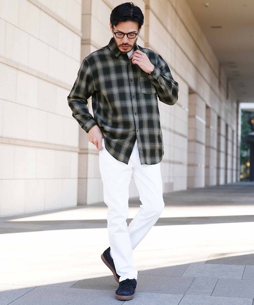 jiggys shop(ジギーズショップ)の「オンブレーチェック レギュラーカラー長袖シャツ(シャツ/ブラウス・メンズ・グレー/ブラック/ブルー・X-LARGE/LARGE/MEDIUM/SMALL)」の10枚目の写真