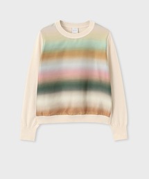 Paul Smith（ポールスミス）の「ウィメンズ "Smith Stripe" コンビ ニット / 155224 763N（ニット/セーター）」