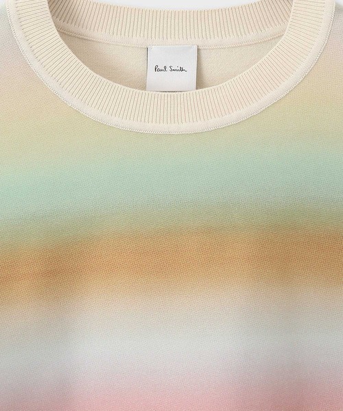 Paul Smith（ポールスミス）の「ウィメンズ "Smith Stripe" コンビ ニット / 155224 763N（ニット/セーター・レディース・マルチ・MEDIUM/2L）」の3枚目の写真