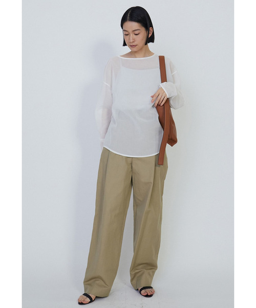 1er パンツ 38 プルミエ アロンディスモン テーパードパンツ レディース SIZE