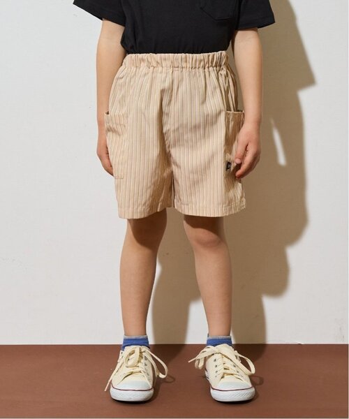 b・ROOM(ビールーム)の「【セットアップ可能】サイドポケットアソート4分丈パンツ【子供服】【キッズ】【男の子】【女の子】(その他パンツ・キッズ・ブルー/ブラック/アイボリー/ブルー系その他2/カラフル/モスグリーン/ベージュ/ミント/ネイビー/イエロー・150cm/130cm/120cm/110cm/140cm/100cm)」の3枚目の写真