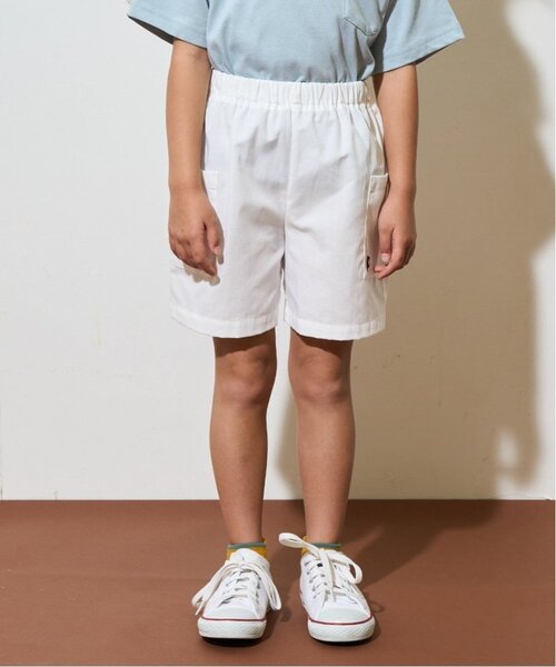 b・ROOM(ビールーム)の「【セットアップ可能】サイドポケットアソート4分丈パンツ【子供服】【キッズ】【男の子】【女の子】(その他パンツ・キッズ・ブルー/ブラック/アイボリー/ブルー系その他2/カラフル/モスグリーン/ベージュ/ミント/ネイビー/イエロー・150cm/130cm/120cm/110cm/140cm/100cm)」の2枚目の写真
