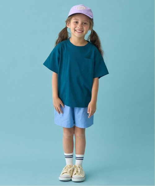 b・ROOM(ビールーム)の「【セットアップ可能】サイドポケットアソート4分丈パンツ【子供服】【キッズ】【男の子】【女の子】(その他パンツ・キッズ・ブルー/ブラック/アイボリー/ブルー系その他2/カラフル/モスグリーン/ベージュ/ミント/ネイビー/イエロー・150cm/130cm/120cm/110cm/140cm/100cm)」の16枚目の写真