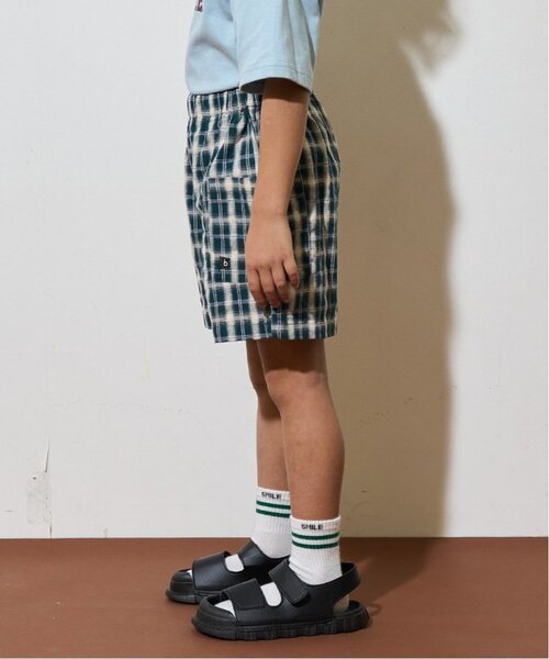 b・ROOM(ビールーム)の「【セットアップ可能】サイドポケットアソート4分丈パンツ【子供服】【キッズ】【男の子】【女の子】(その他パンツ・キッズ・ブルー/ブラック/アイボリー/ブルー系その他2/カラフル/モスグリーン/ベージュ/ミント/ネイビー/イエロー・150cm/130cm/120cm/110cm/140cm/100cm)」の13枚目の写真