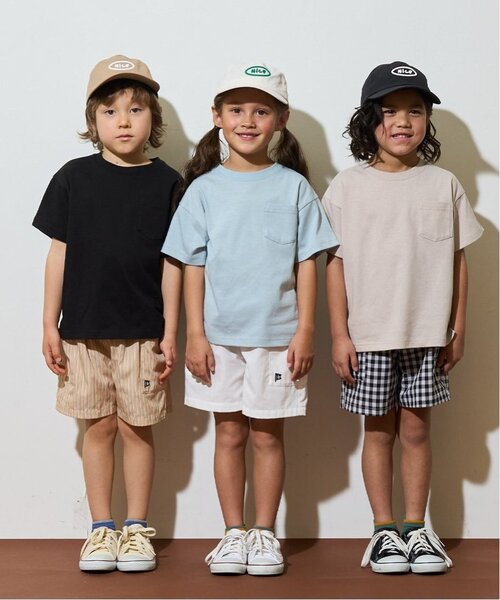 b・ROOM(ビールーム)の「【セットアップ可能】サイドポケットアソート4分丈パンツ【子供服】【キッズ】【男の子】【女の子】(その他パンツ・キッズ・ブルー/ブラック/アイボリー/ブルー系その他2/カラフル/モスグリーン/ベージュ/ミント/ネイビー/イエロー・150cm/130cm/120cm/110cm/140cm/100cm)」の18枚目の写真